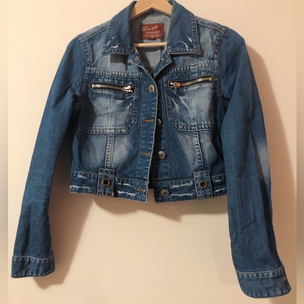 Jeans top - cropped style